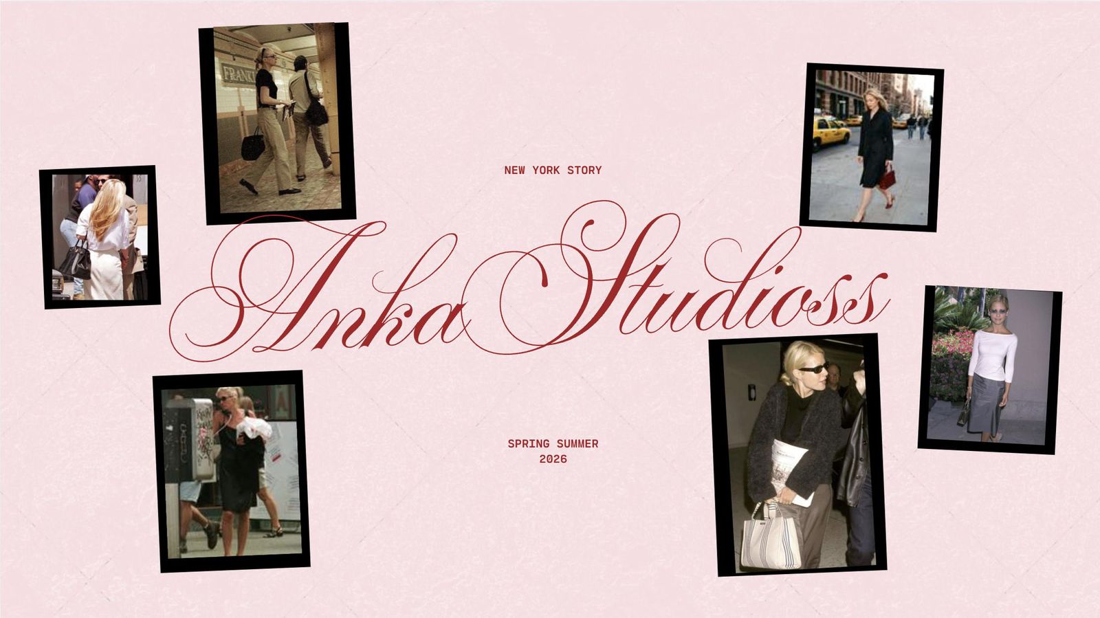 Cover of the Anka Studios creative deck for the New York shoot