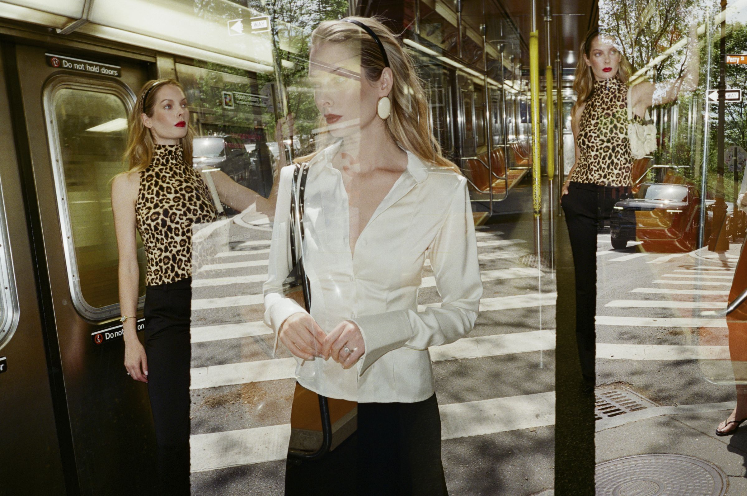 35mm film double exposure from the Anka Studios campaign in Manhattan